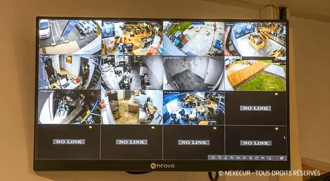 écran videosurveillance